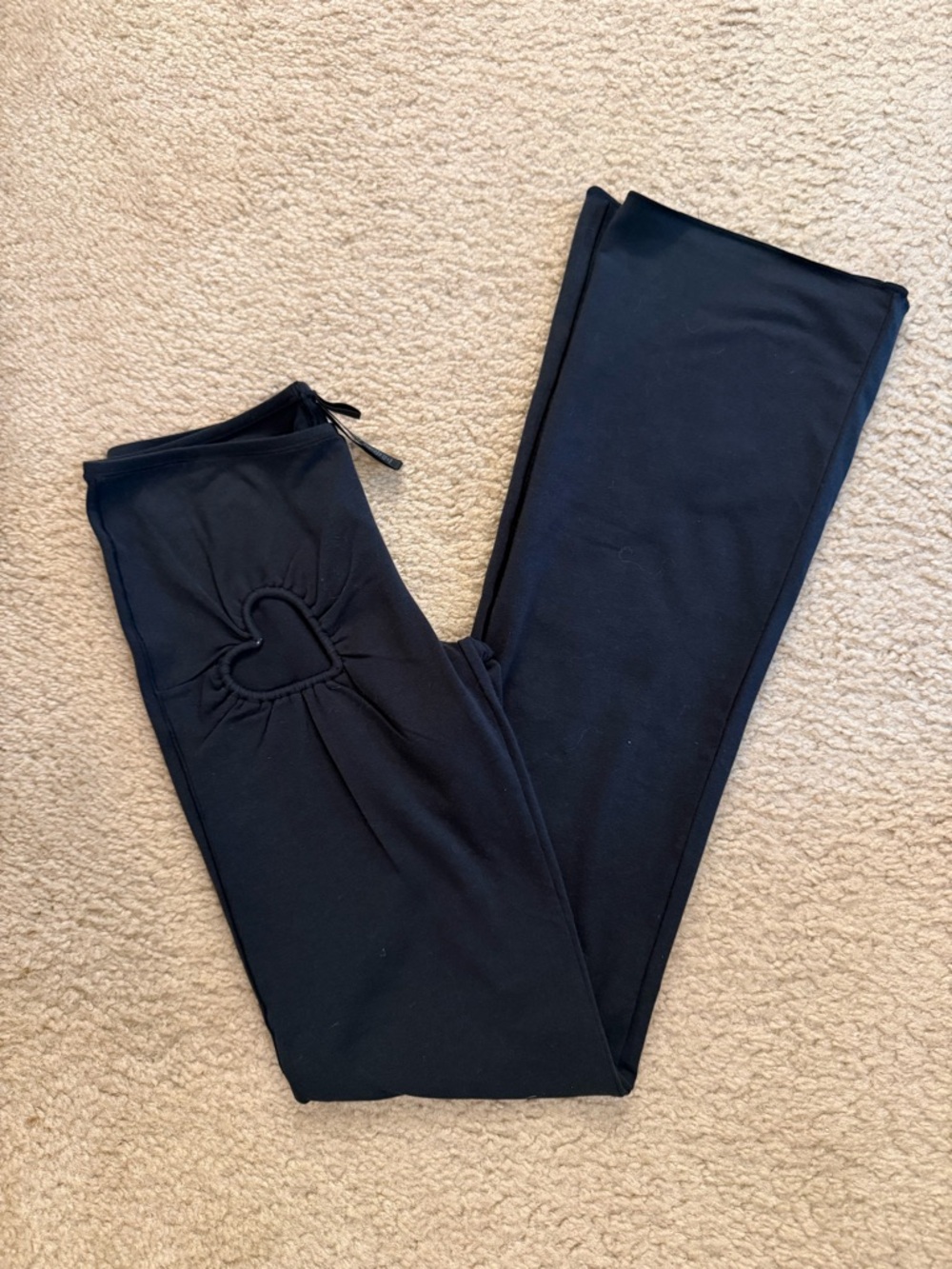 Skims heart hip cut out flares- size x-small